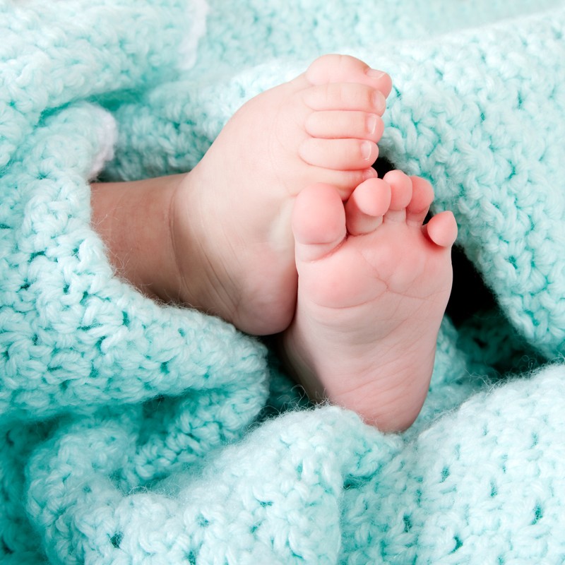 cute baby foot